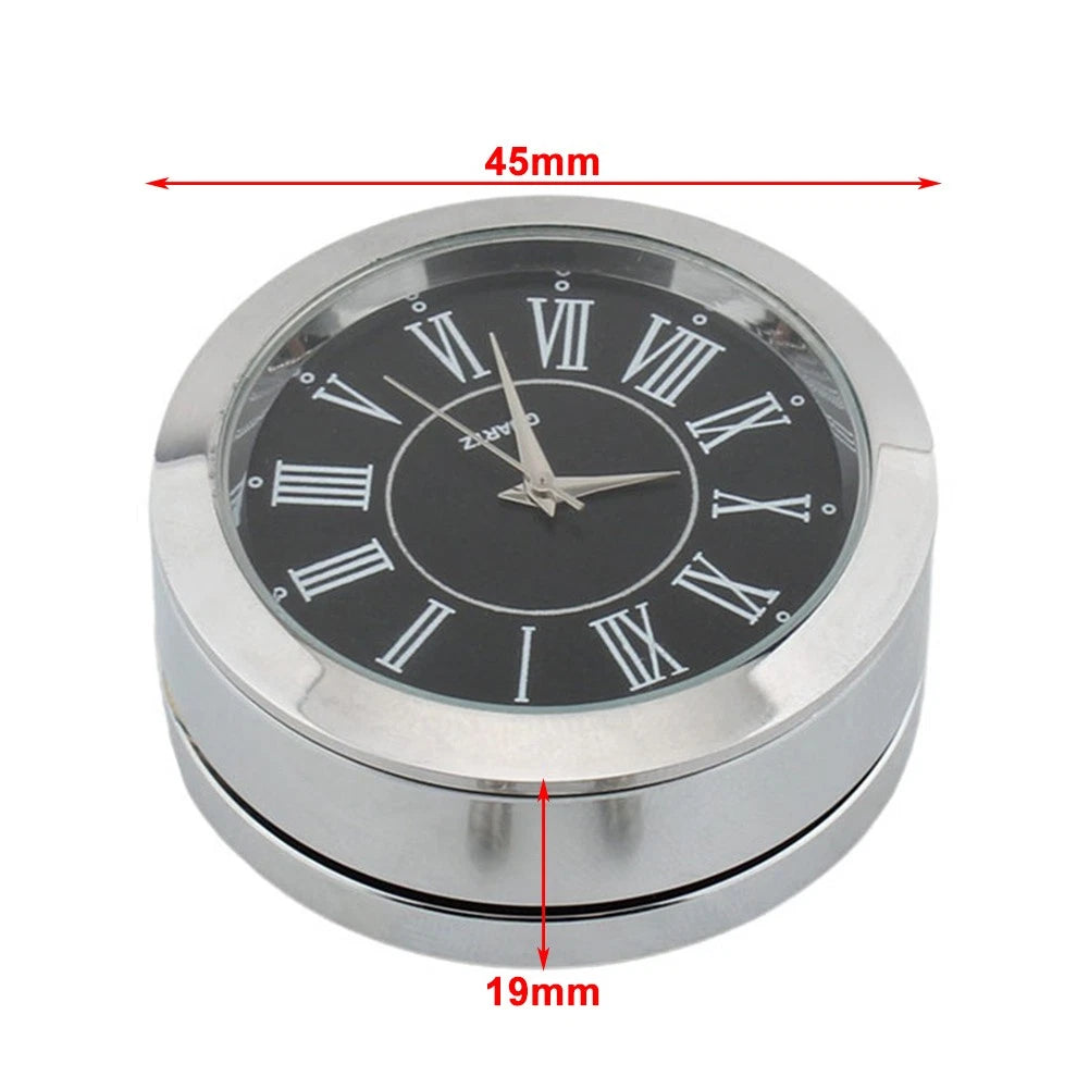 45mm Aluminum Front Fork Lock Clock Cover Chrome for Harley Road King (1994-2024)