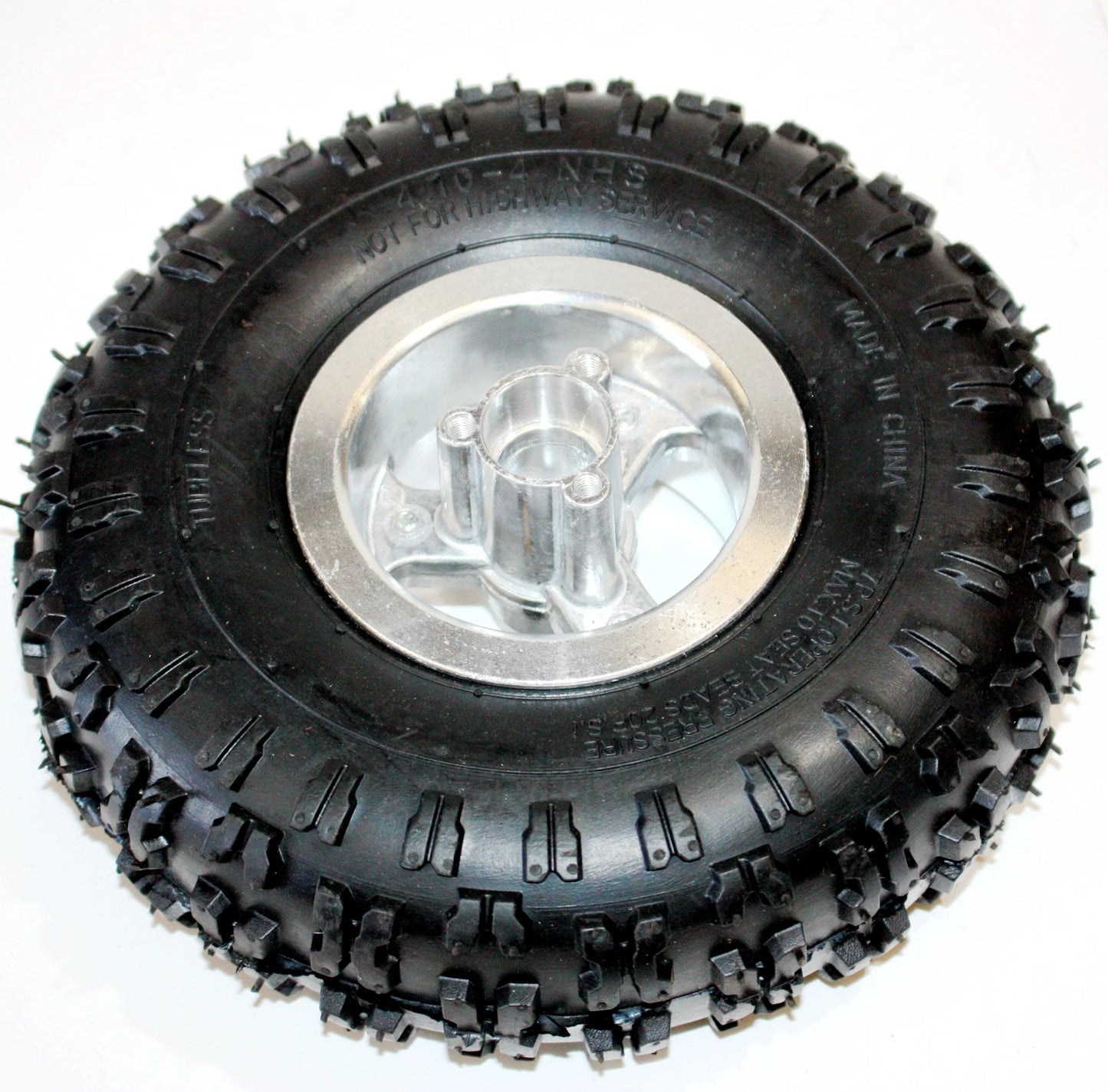 4 Inch Rear Wheel Rim Tire for 49cc Mini Quad Dirt Bike ATV