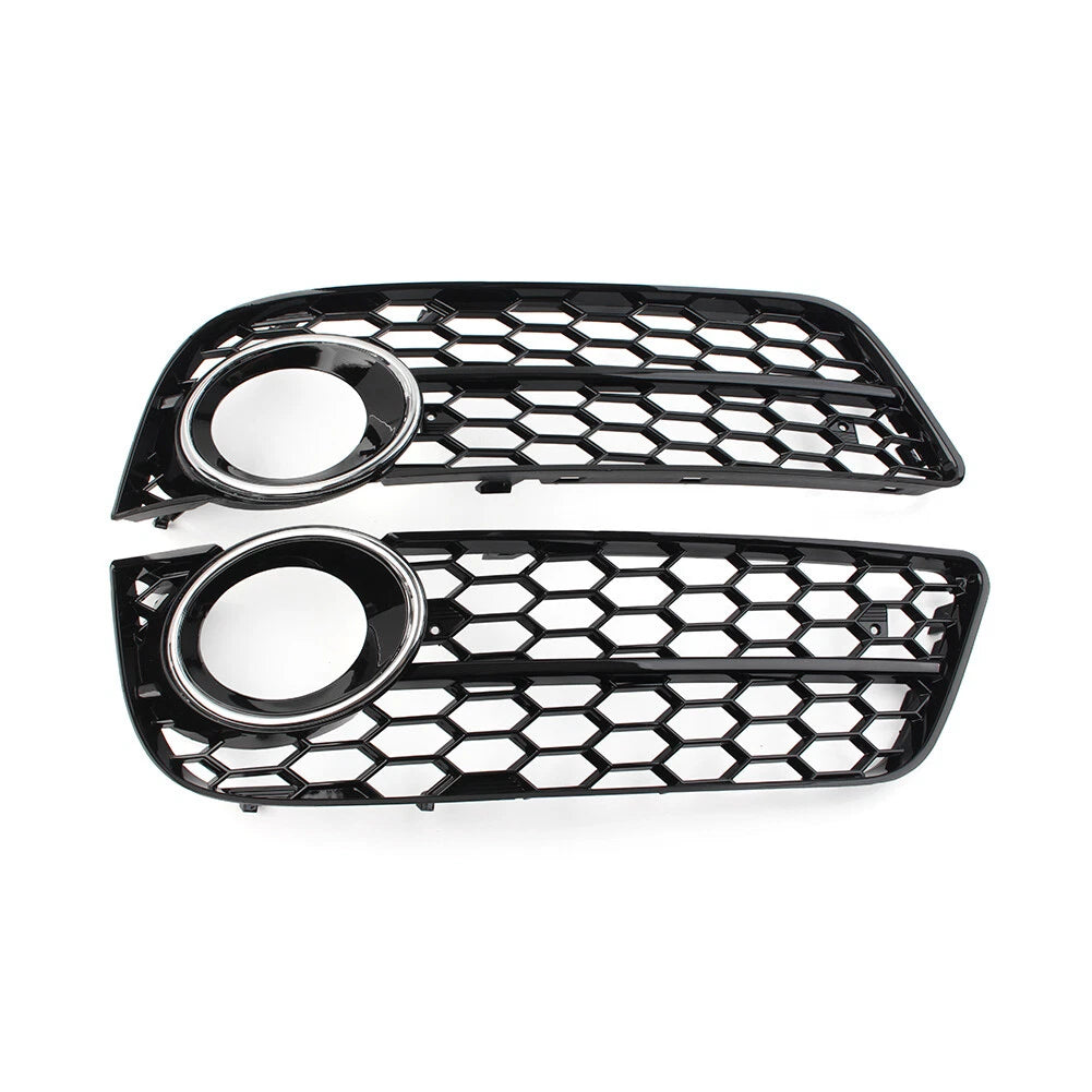 Honeycomb Mesh Fog Light Grille Cover for Audi A5 (2008-2011)