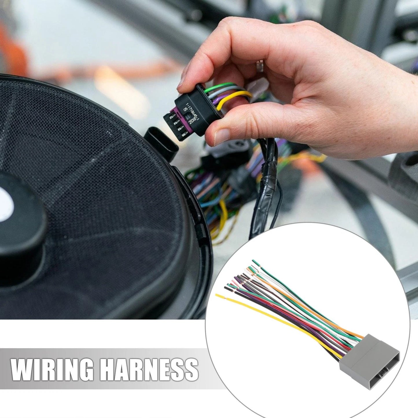 New Car Stereo CD Player Wiring Harness for Honda Civic (2001-2005)