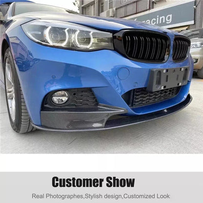 Carbon Style Front Bumper Splitter Lip for 2014-2019 BMW F34 (2014-2019)