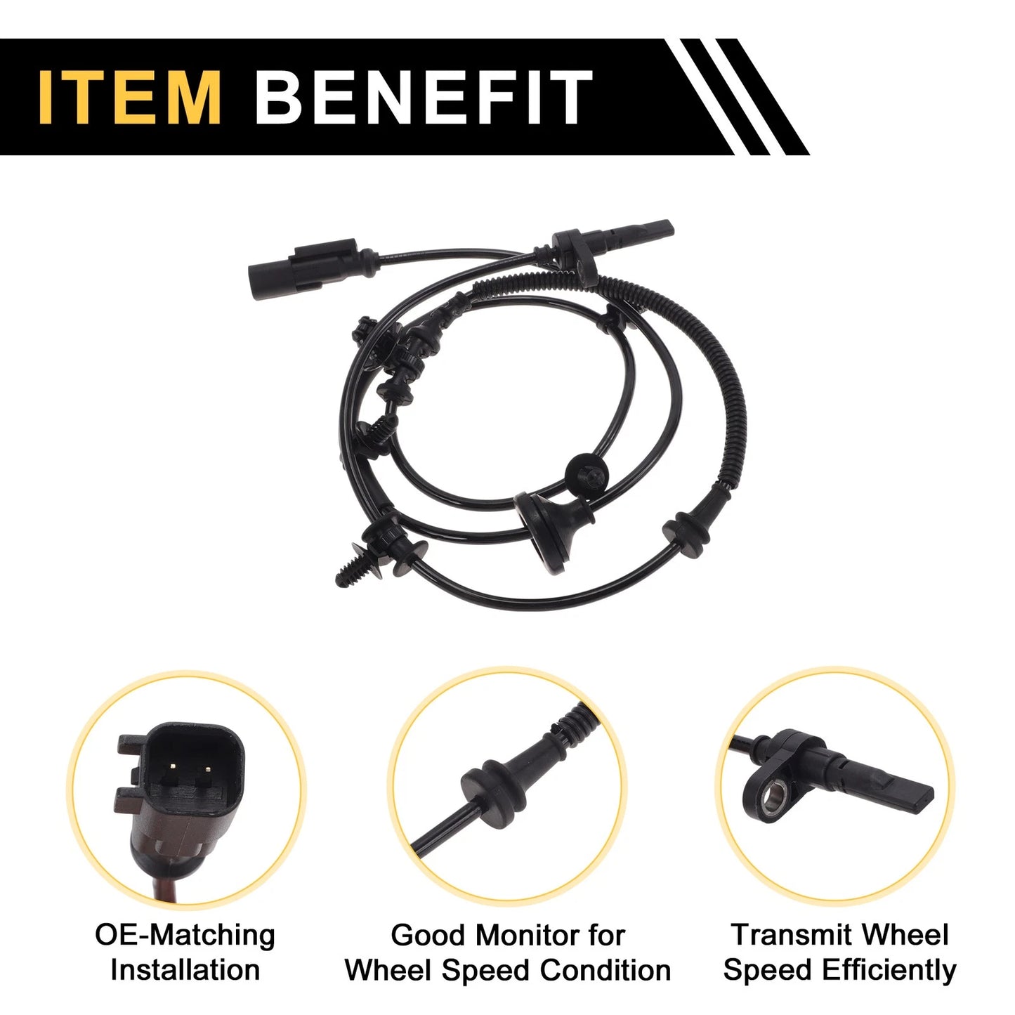 ABS Wheel Speed Sensor for Chevrolet Volt (2016-2019) Front Left Right