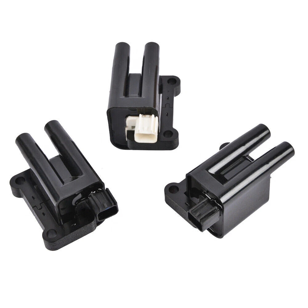 3 x Ignition Coil Pack & Lead Kit for Mitsubishi Pajero Challenger Triton (2000-2015)