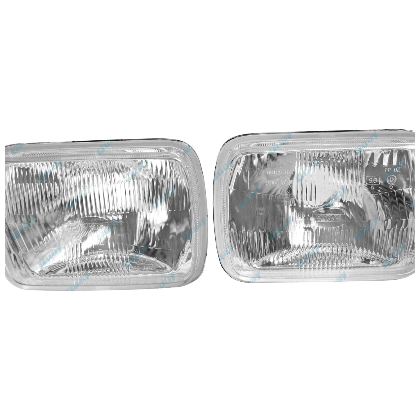 LH & RH Universal Headlights Pair with Globes for Toyota Townace Liteace Celica (1983-1996)