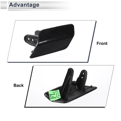 Bumper Headlight Washer Nozzle Cover for BMW 335i (2007-2013) Unpainted