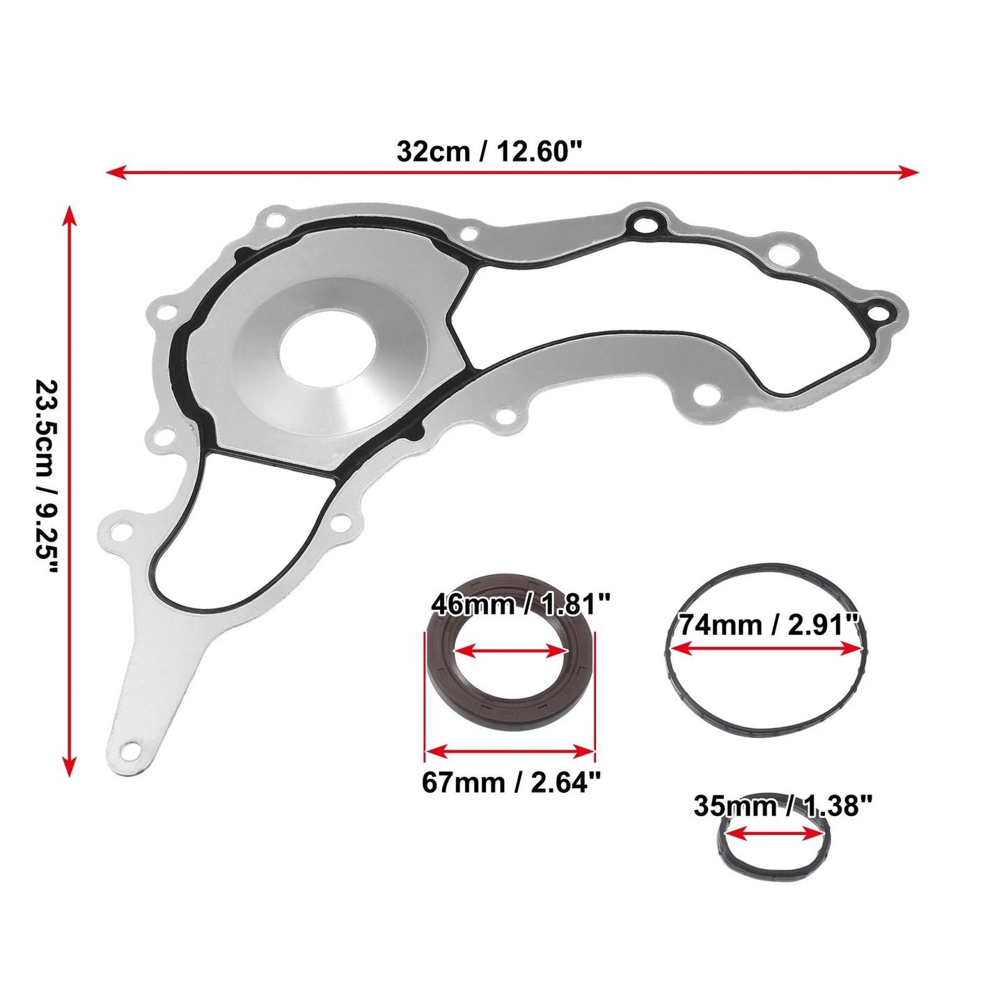 Timing Cover Gasket Set for Chrysler Dodge RAM 1500 (2002-2008)