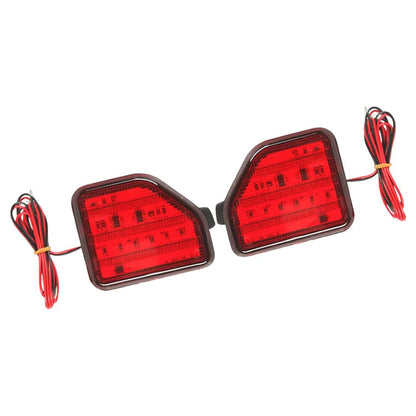 LED Red Rear Bumper Reflector Lights for Jeep Wrangler (2018-2021)