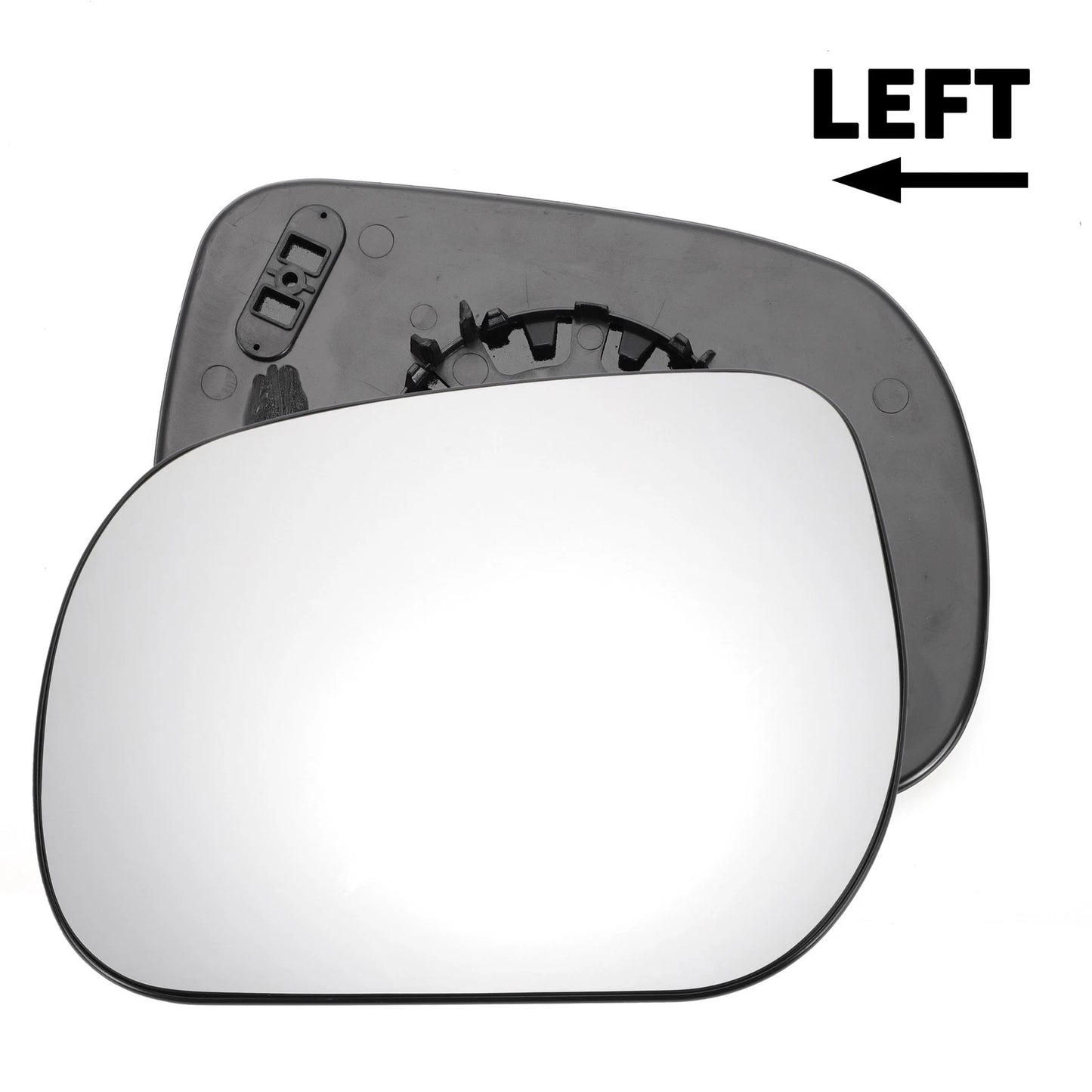 Left Side White Mirror Glass w/ Back Non-heated for Toyota Verso (2009-2012)