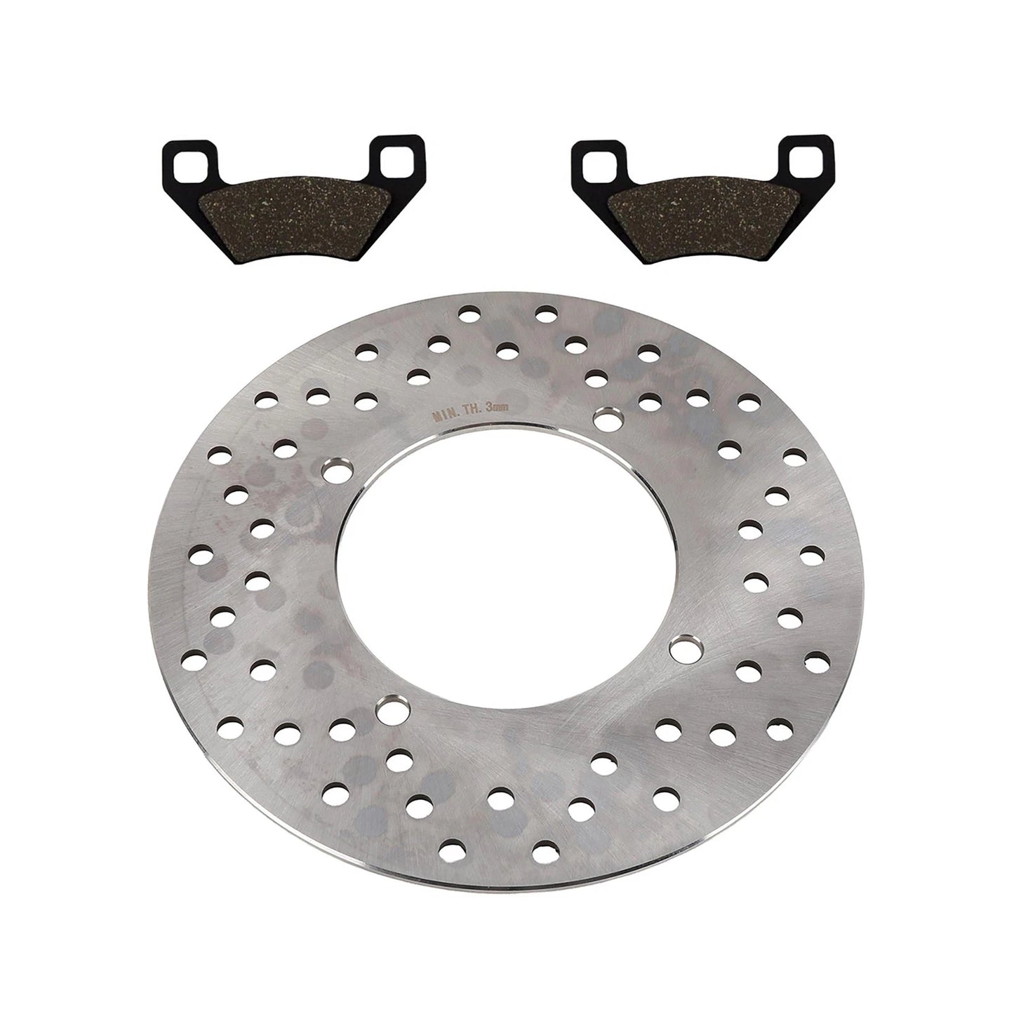 Rear Brake Rotor & Semi-Metallic Pads for Arctic Cat 700 ATV (2006–2011)