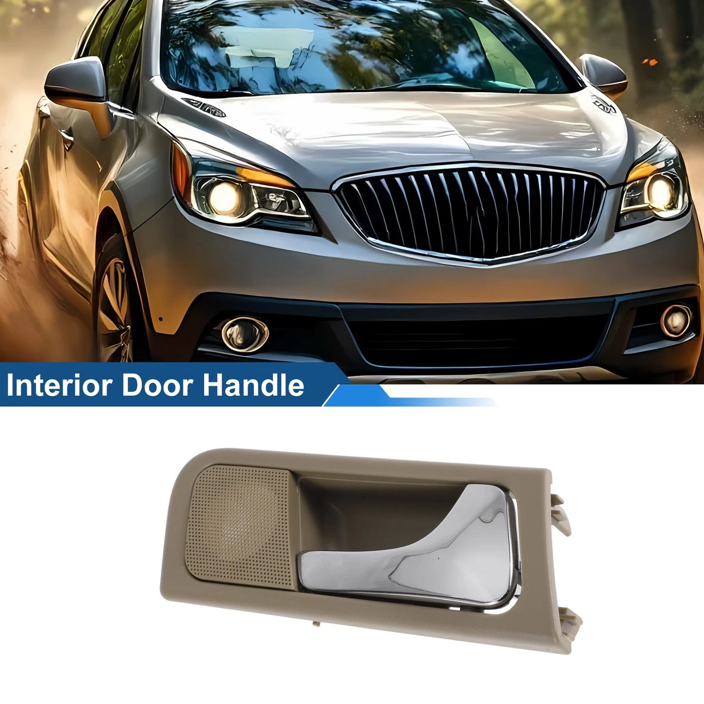Front Driver Side Interior Door Handle Beige for Buick Excelle (2003–2008)