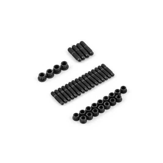 12 Point Oil Pan Stud Kit 4 x 5/16" - 16 x 1/4" for Universal