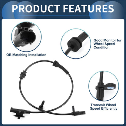 ABS Wheel Speed Sensor for Dodge Dart (2014 - 2016) Rear