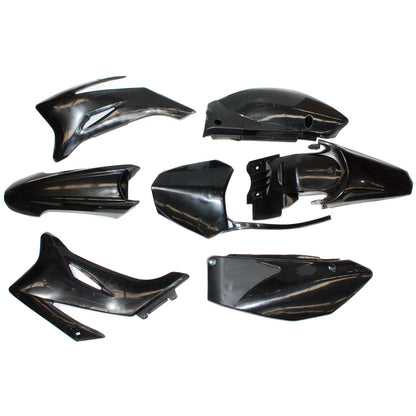 Black Plastic Fender Guard Kit for TTR110 140cc 150cc PIT PRO Dirt Bike