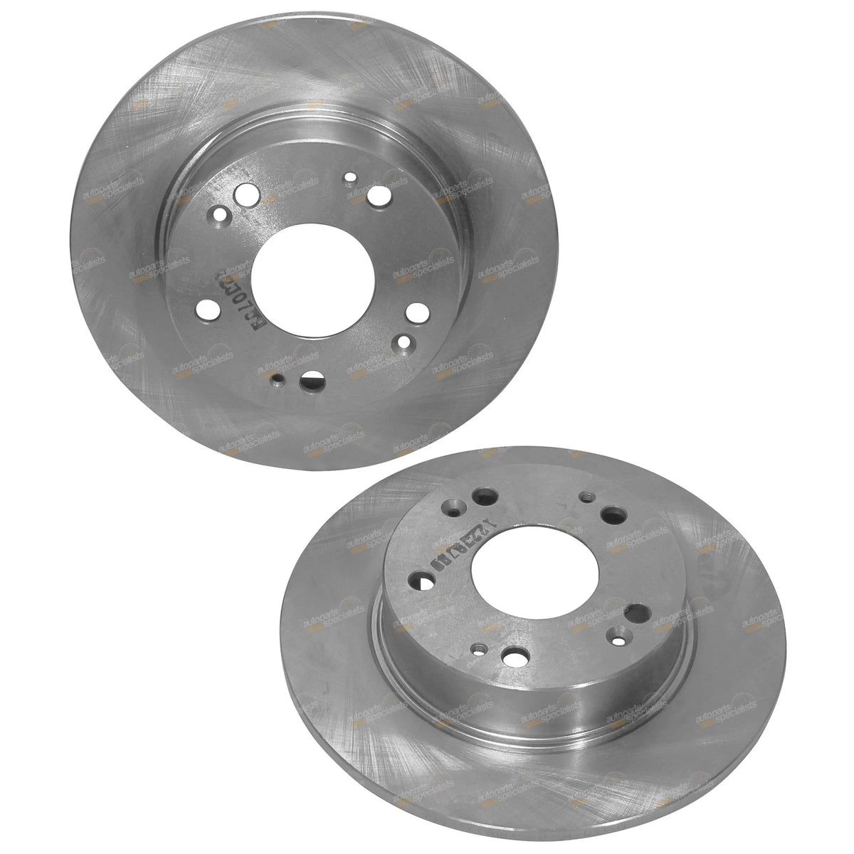 Rear Disc Brake Rotors Pair for Honda Accord CM (2003-2008)