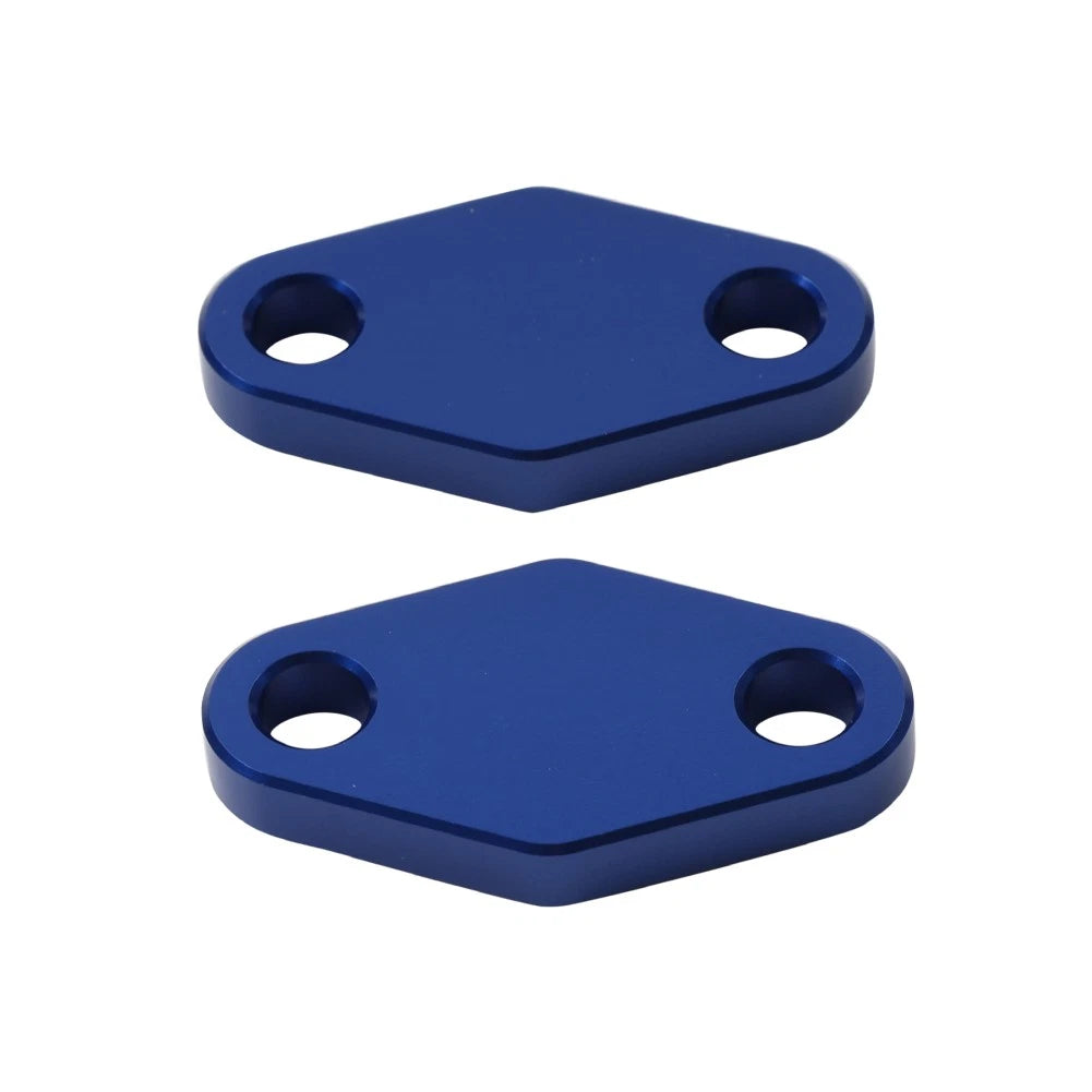 Blue Oil Cooler Block Off Plate w/ Gasket for Suzuki Hayabusa GSX1300R (1999-2020)