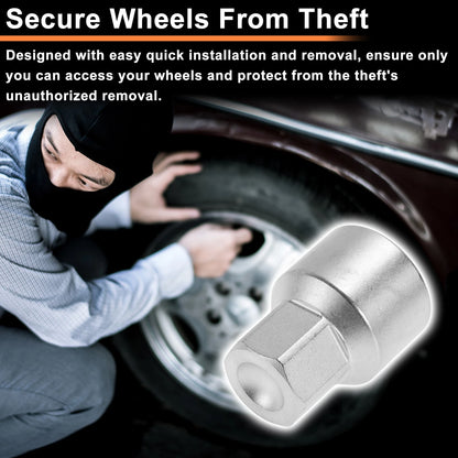 Wheel Lock Lug Nut for VW Touareg Lock Nut Key Socket Removal Tool