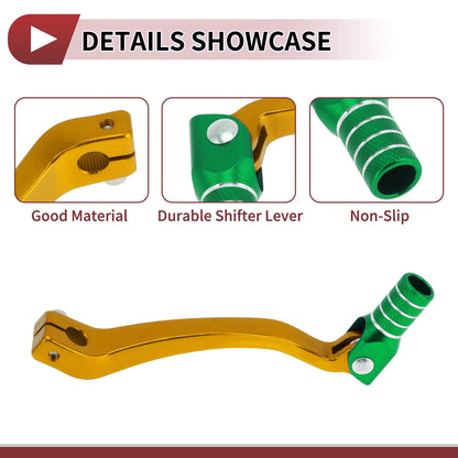 Folding Gear Shift Lever for Kayo T6 Gold Tone