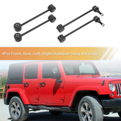4pcs Front Rear Stabilizer Sway Bar Links for Jeep Commander (2006-2010)