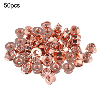 Lock Nuts / 50 x M8x1.25 / Exhaust Manifold for Car