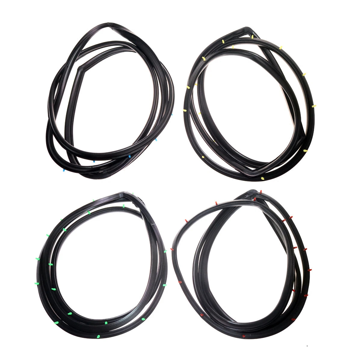 Front Rear Door Weatherstrip Set for Toyota Corolla Sedan DX KE70 AE71 TE71 TE72