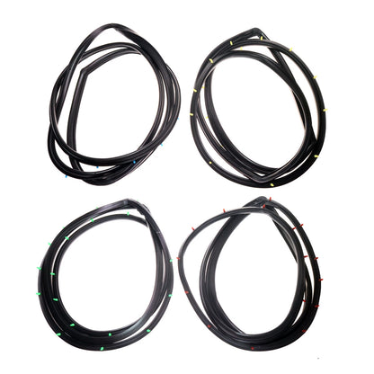 Front Rear Door Weatherstrip Set for Toyota Corolla Sedan DX KE70 AE71 TE71 TE72