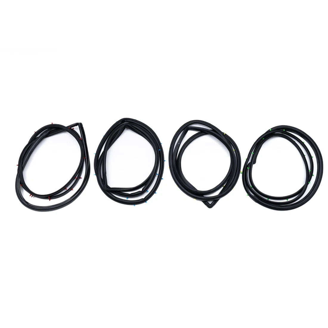 Front Rear Door Weatherstrip Seal Set for Toyota Starlet 5D KP60 KP61 KP62 1978-1984