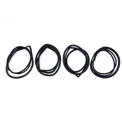 Front Rear Door Weatherstrip Seal Set for Toyota Starlet 5D KP60 KP61 KP62 1978-1984