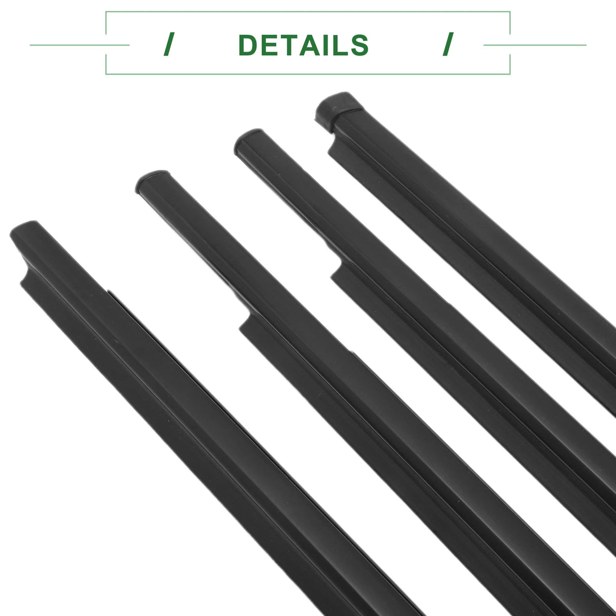 4pcs Weatherstrip Window Seal for Toyota Yaris (2007-2016) PVC