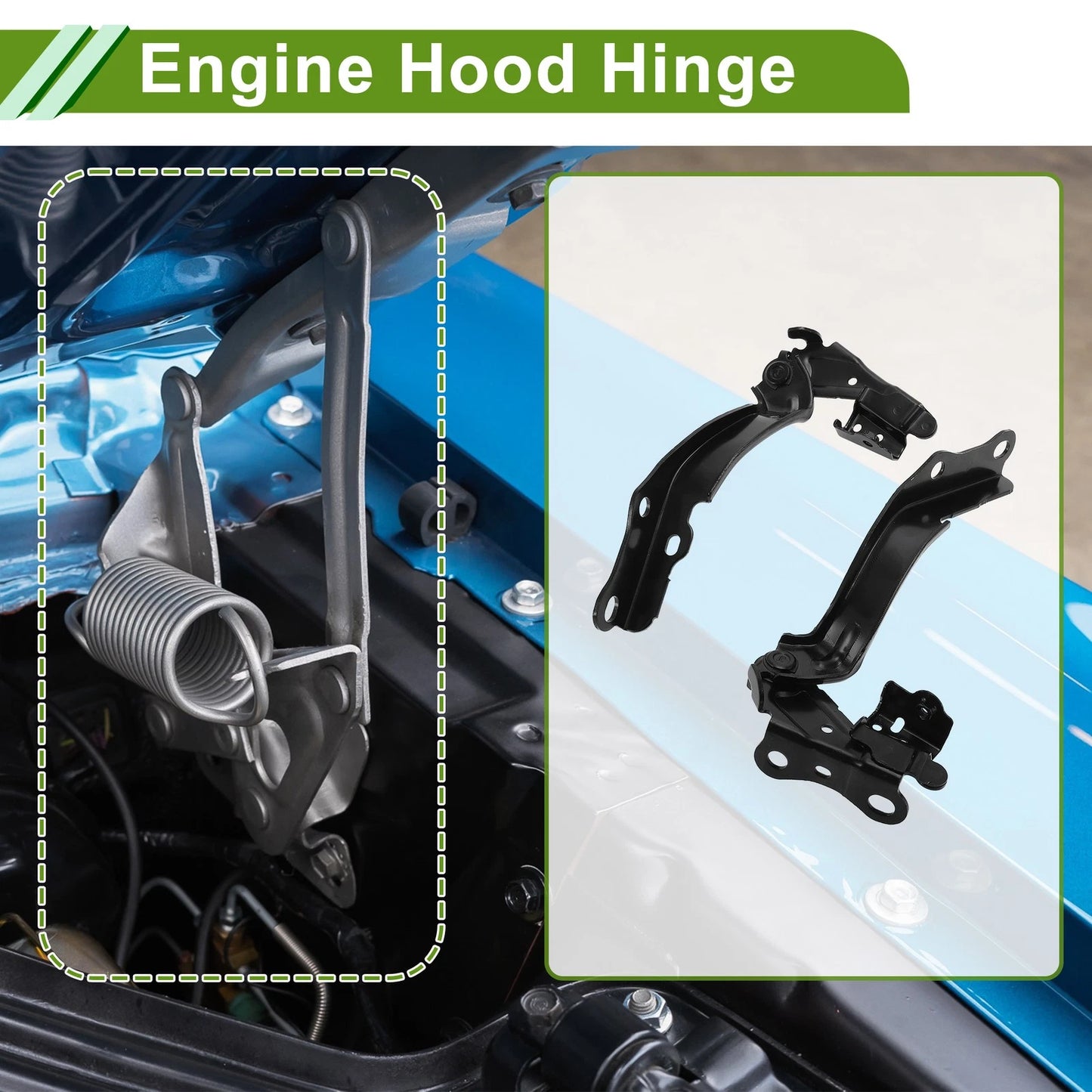 Hood Hinges for Toyota Camry 2018-2022 Front Bonnet Bracket