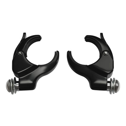 4 x 49mm Windshield Clamps for Harley Breakout FXBRS, Street Bob (2018-2024)