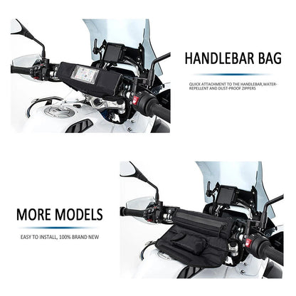 Waterproof Motorcycle Handlebar Travel Bag for BMW