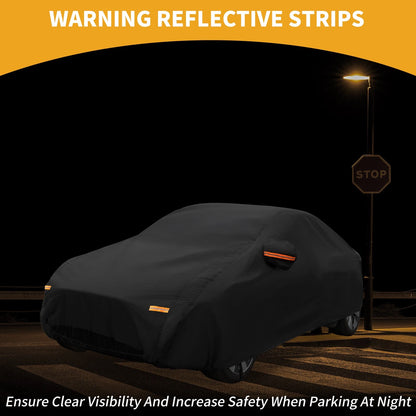 Waterproof Car Cover for Tesla Model 3 (2017-2024) Black 210D-PU