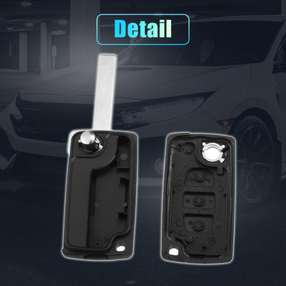 3 Button Keyless Entry Remote Key Shell for Citroen C2, Peugeot (2003-2010)
