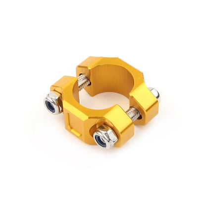 CNC Rotating Bar Clamp for 22mm 7/8" Brake Clutch Perch Handlebar Gold Universal