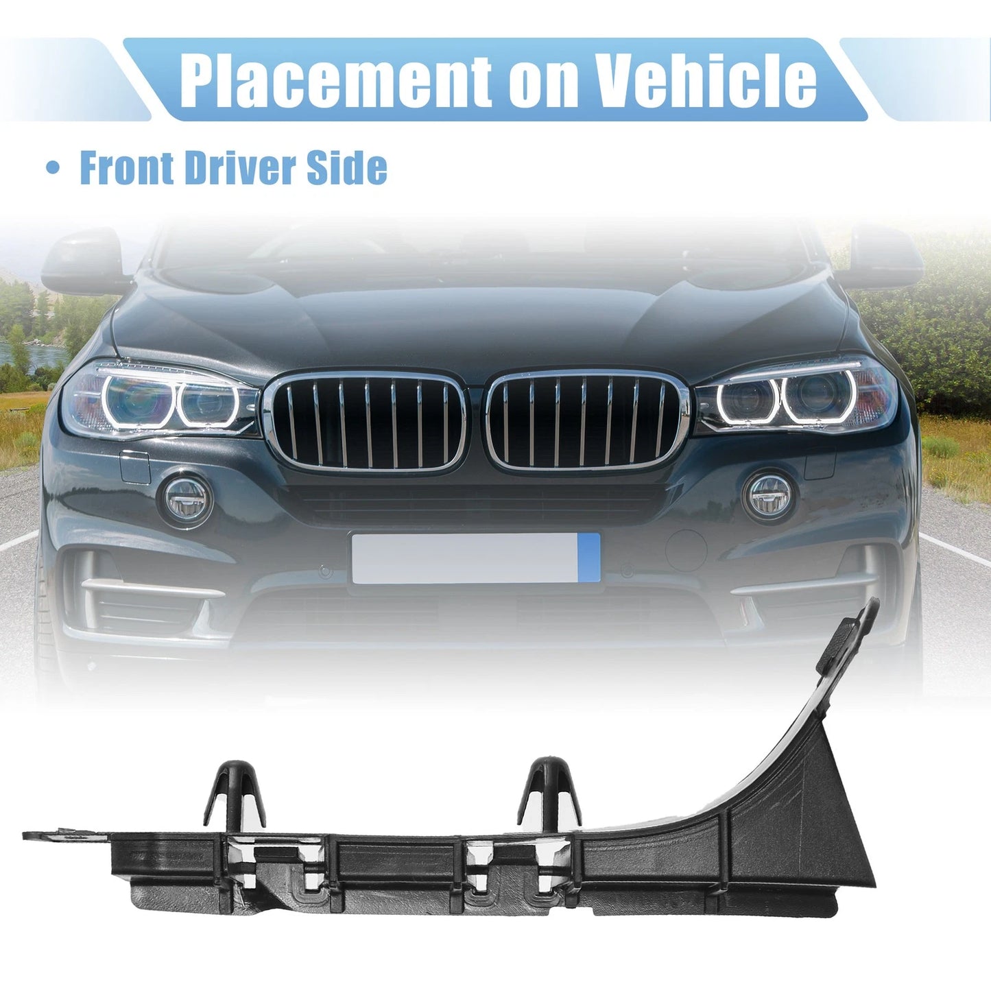 Left Side Front Bumper Mounting Bracket for BMW X5 E53 (2000-2006)