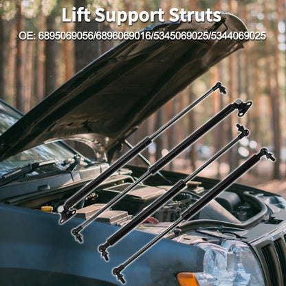 Front Hood and Rear Hatch Lift Supports Struts for Toyota Land Cruiser
