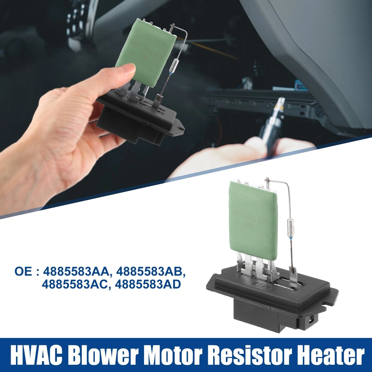 HVAC Blower Motor Resistor Heater Replacement for Dodge Grand Caravan