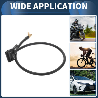 1pc 27.56in M8x0.8 Tire Inflator Extension Tube 0.305in x32TPI for Car