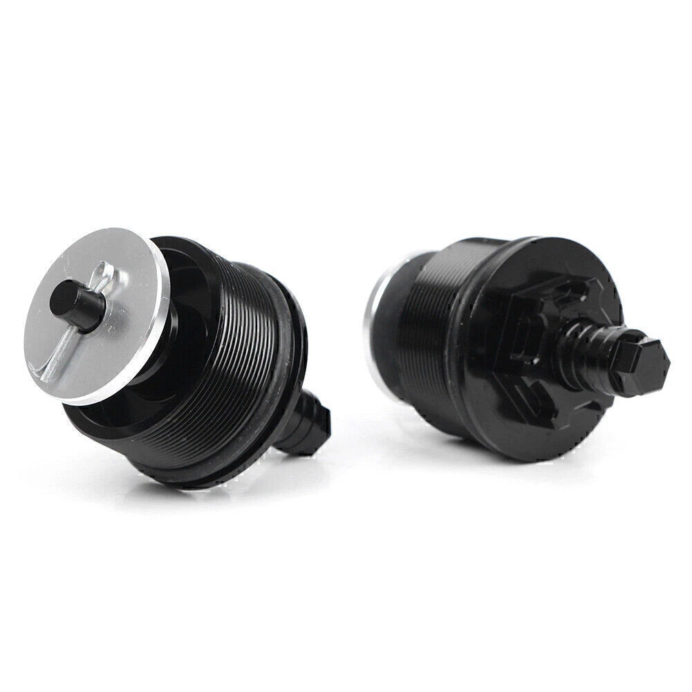 CNC Aluminum Motorcycle Preload Adjusters Fork Bolts  Black for Honda CB400