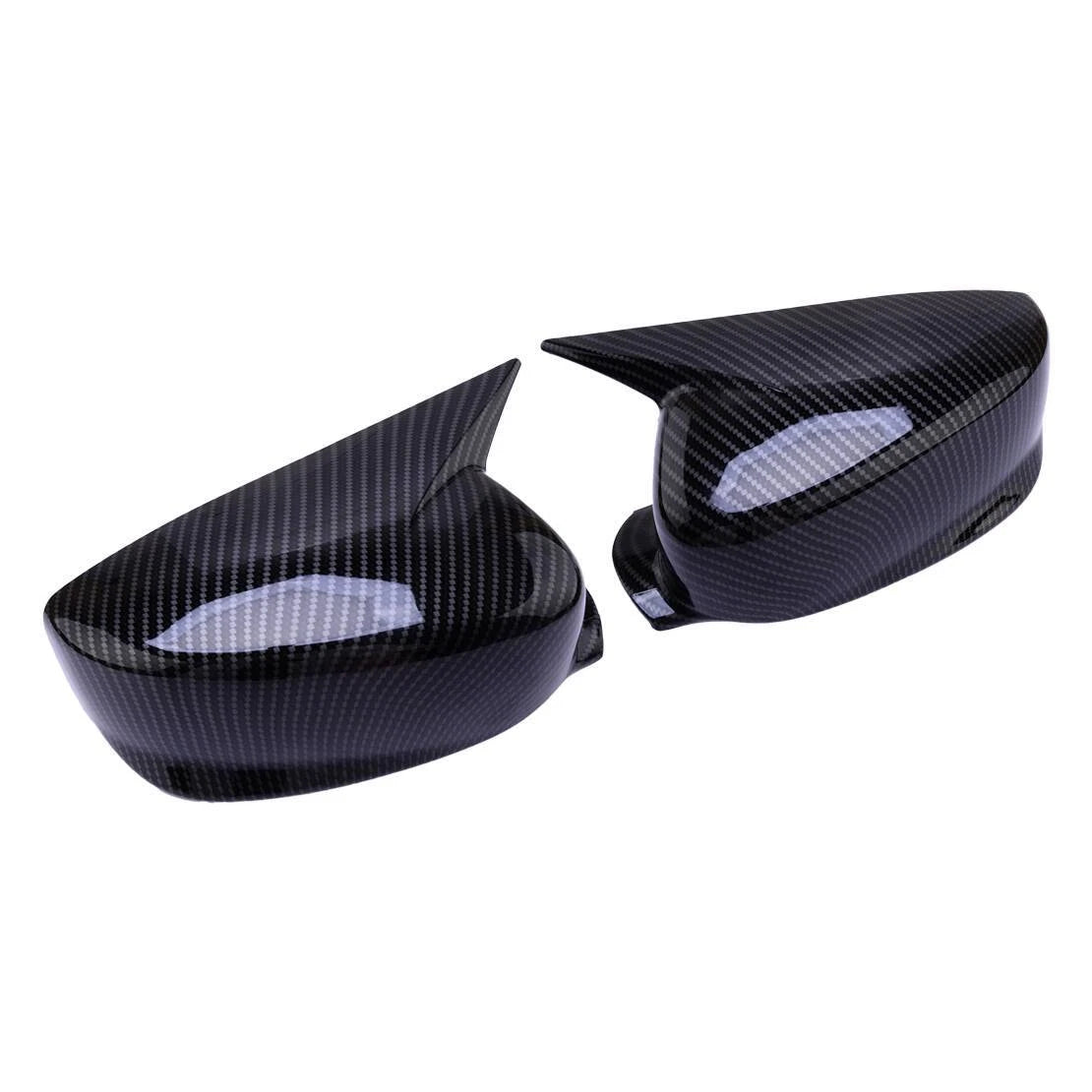 Carbon ABS Exterior Horn Rear View Mirror Cover Trim for Acura ILX (2013-2022)