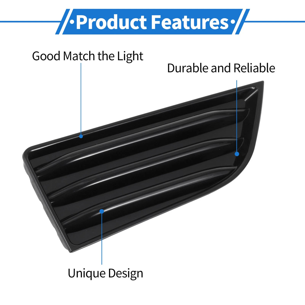 1 Pc Car Front Right Fog Light Grill for Chevrolet Traverse (2022-2023)