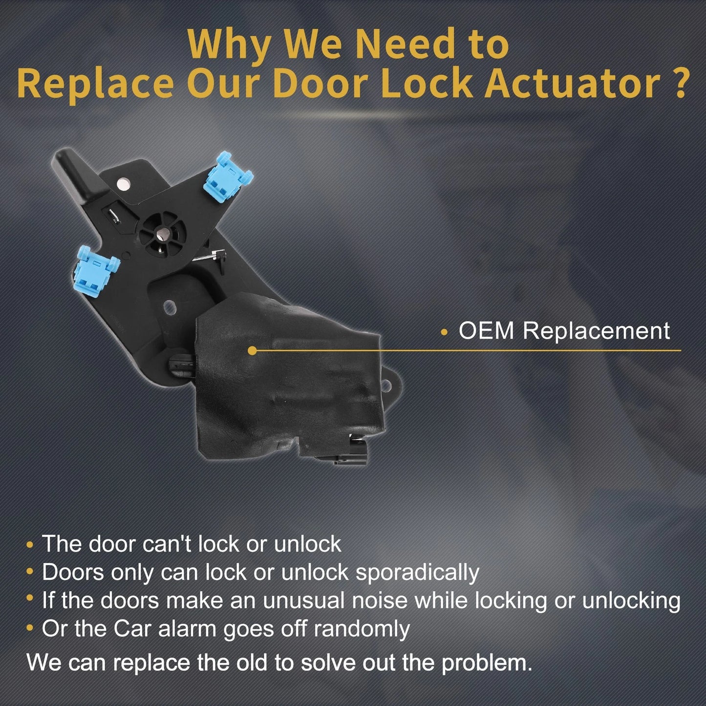 Rear Liftgate Door Lock Actuator for Ford F-150 F-250 F-350 (2017-2023)
