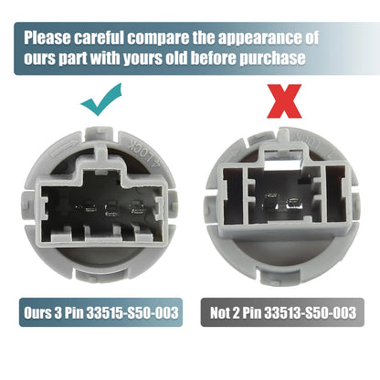 Rear Taillight Brake Lamp Socket T20W for Honda Accord Civic