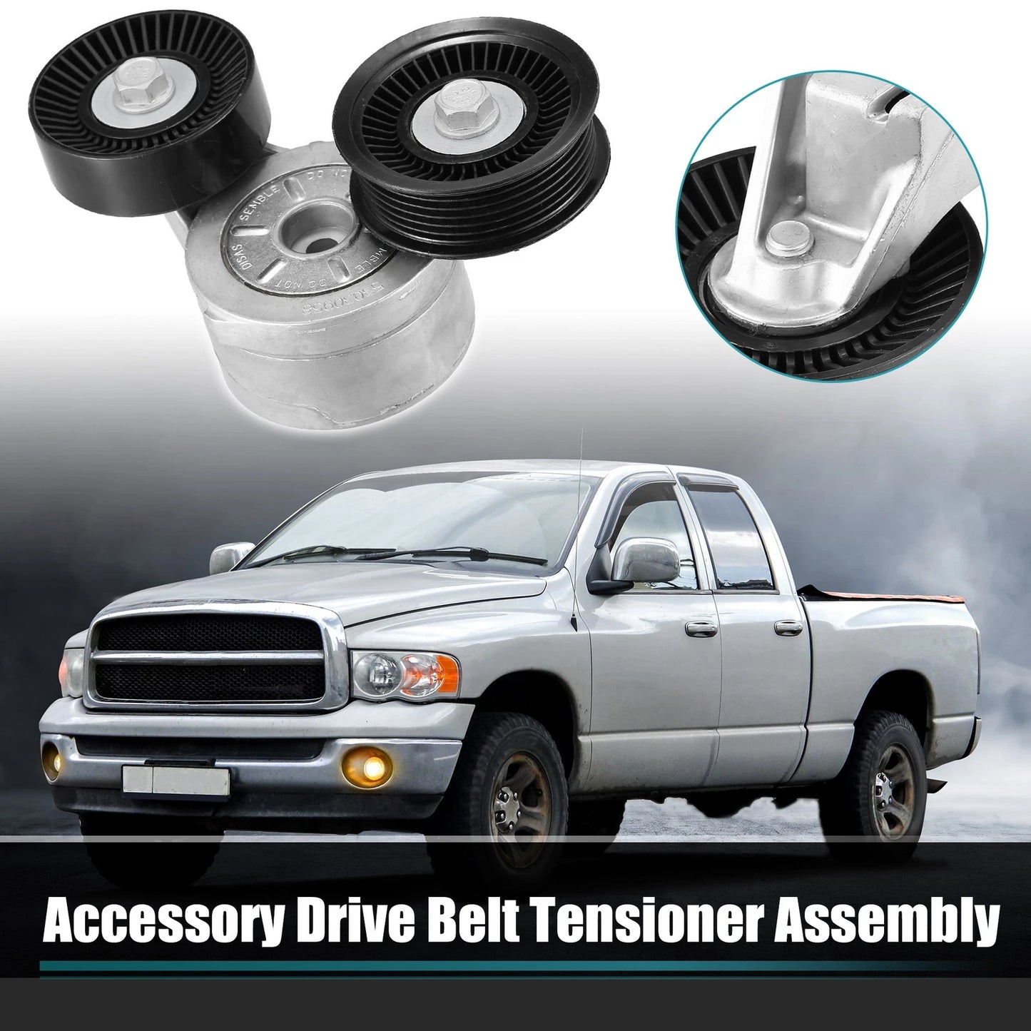 Belt Tensioner Pulley 76mm for Dodge Ram Jeep (2002-2010)