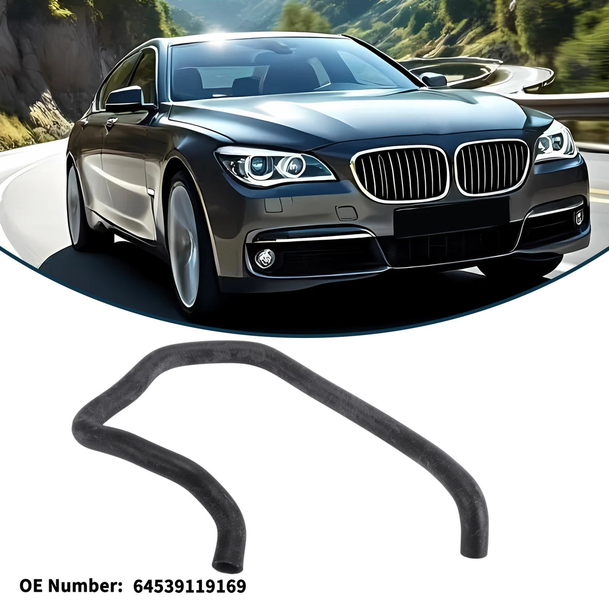 Radiator Hose for BMW 750i 2010-2015 Warm Water Pipe (2010-2015)