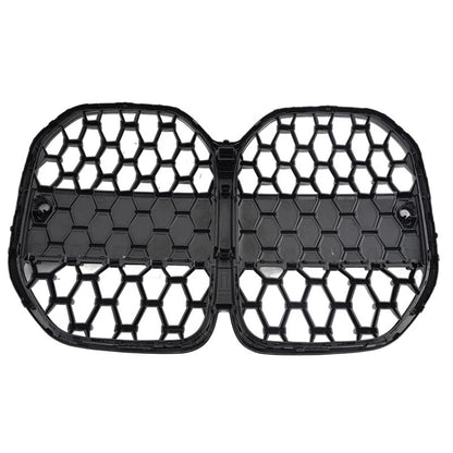 Meteor Style Front Bumper Center Kidney Grille for BMW 4 Series G22 G23 (2020-2023)