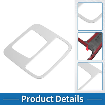 Front Row Light Trim Bezel for Honda N-BOX (2023) Silver Tone