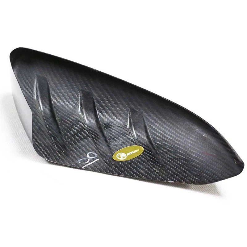 Real Carbon Fiber Add-on Side Mirror Cover Caps for Honda Civic 10th 2016-2021