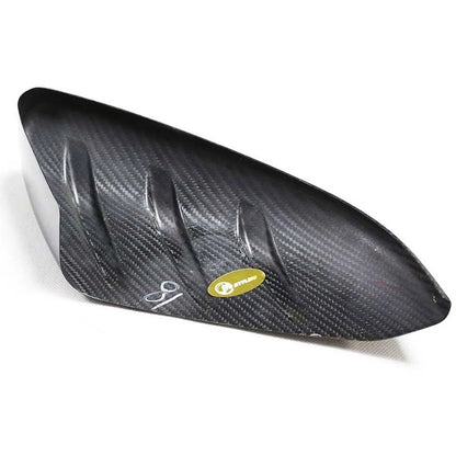 Real Carbon Fiber Add-on Side Mirror Cover Caps for Honda Civic 10th 2016-2021