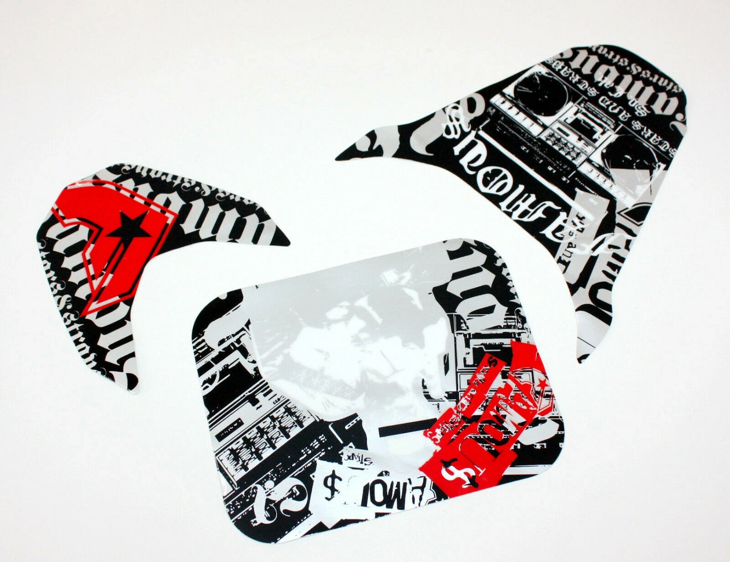Decals Graphics Sticker Kit for CRF50 Style Fairing Dirt Bike